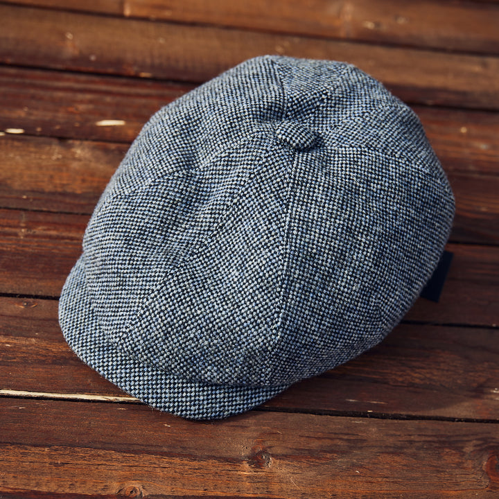 Mayser - Seven flatcap - Uld - Blå