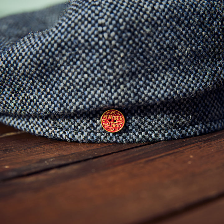 Mayser - seven flat cap - wool - blue