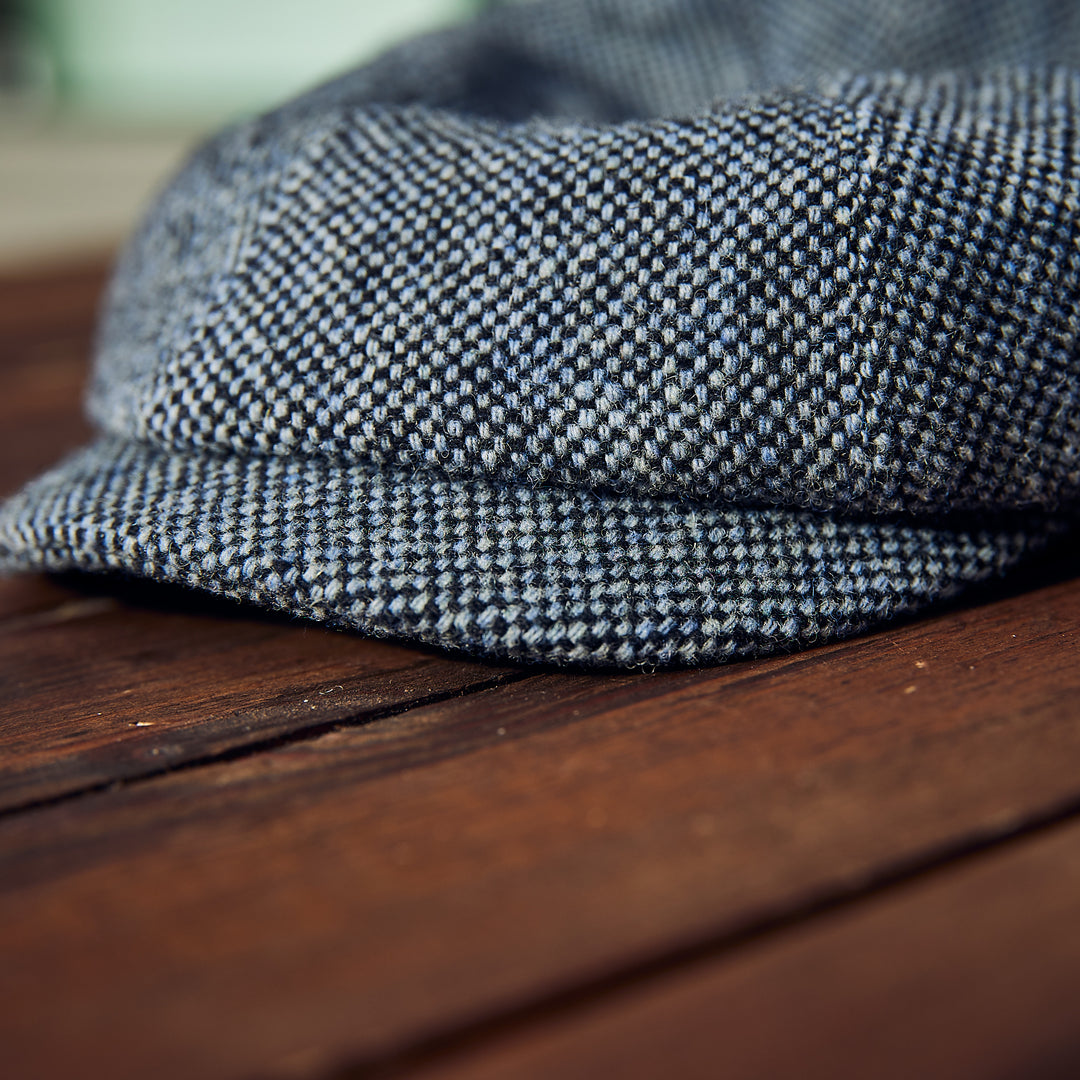 Mayser - seven flat cap - wool - blue