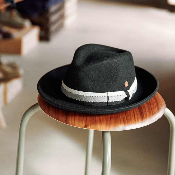 Mayser - Samuel - Wool Fedora - Black