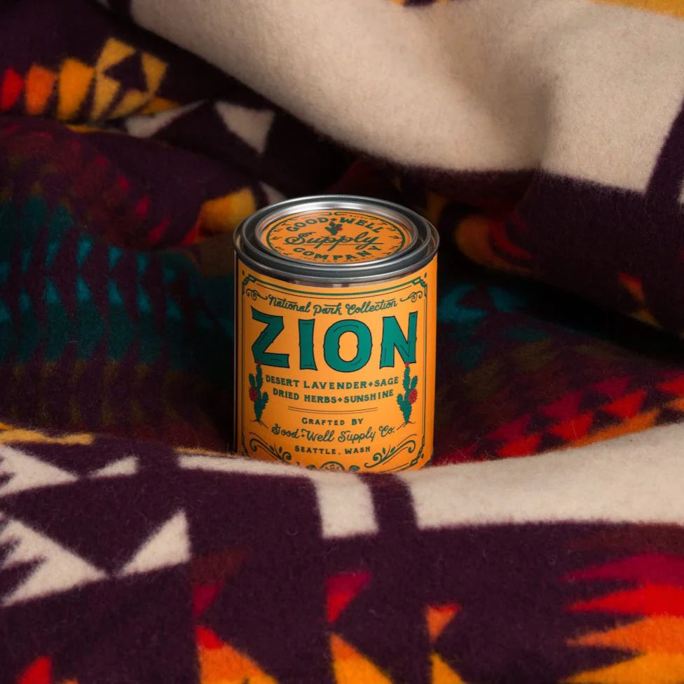 Good & well supply co - zion national park candle