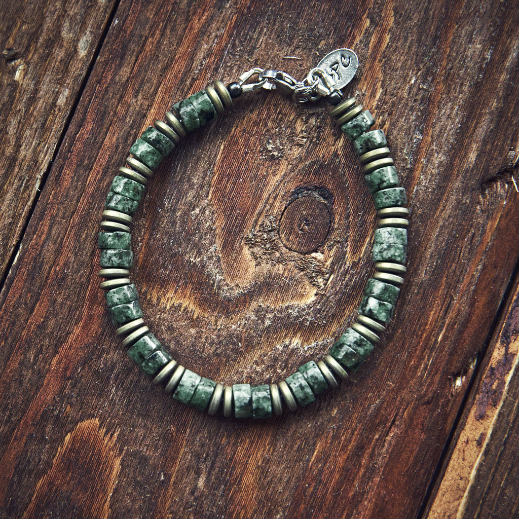 Bracelet - African Heishi - Green
