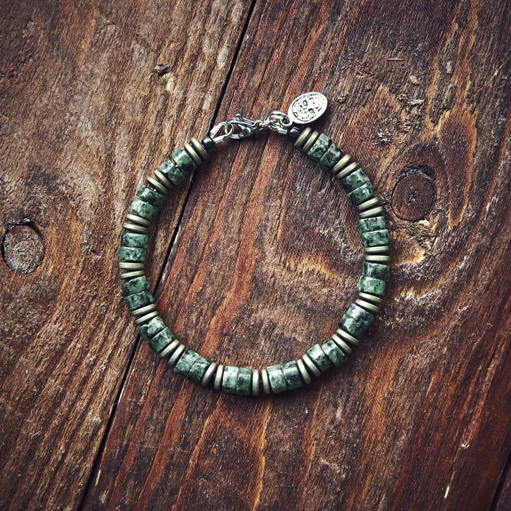 Bracelet - African Heishi - Green