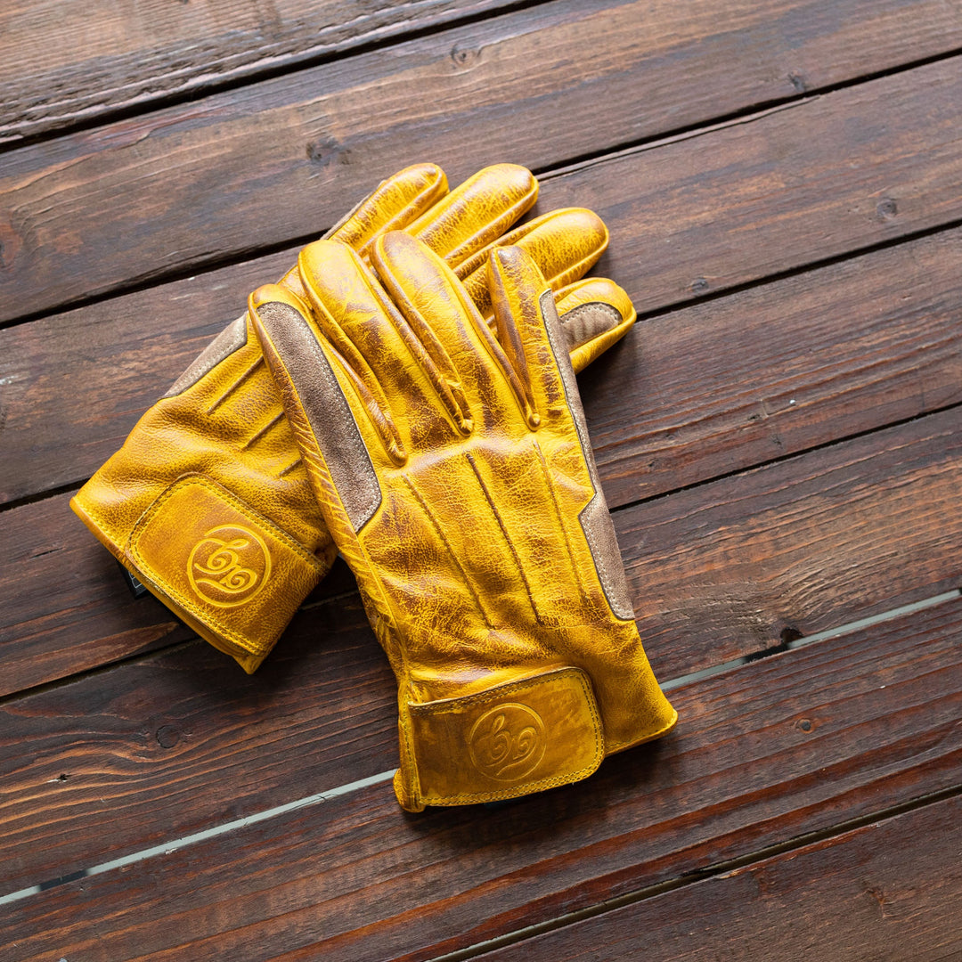 Age of Glory - Handsker - Gul - Rover Leather Gloves