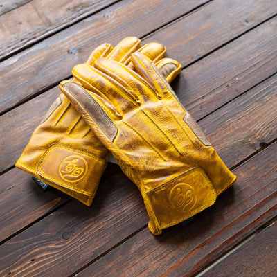 Age of Glory - Handsker - Gul - Rover Leather Gloves