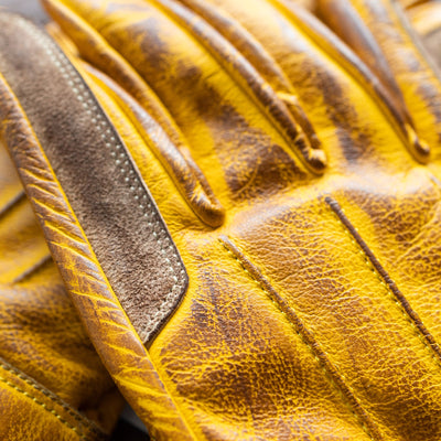 Age of Glory - Gloves - Yellow - Rover Leather Gloves