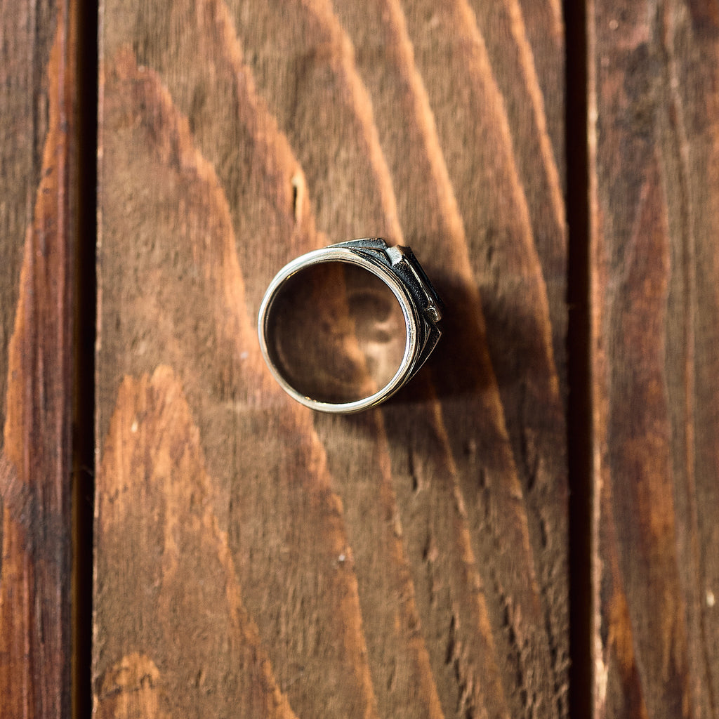 Black Pearl - Onyx - Octa Signet Ring