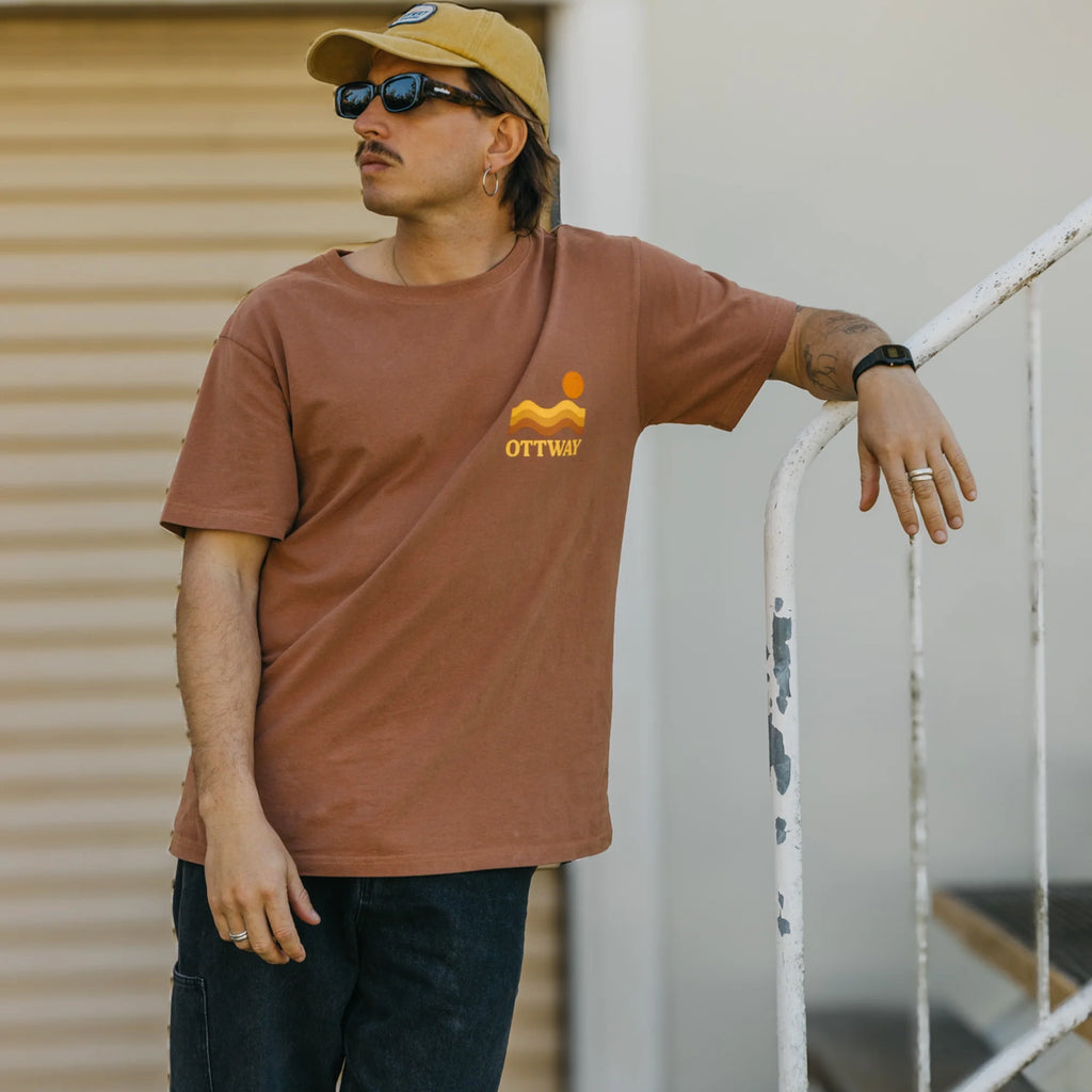 Ottway - Basecamp - T-shirt - Brown