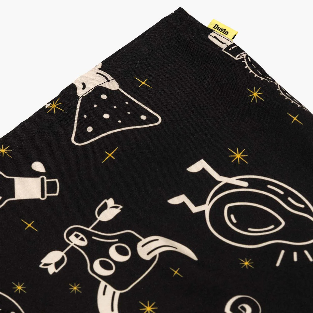 Duvin Design -"Chips N Dip"Buttonup Shirt Black