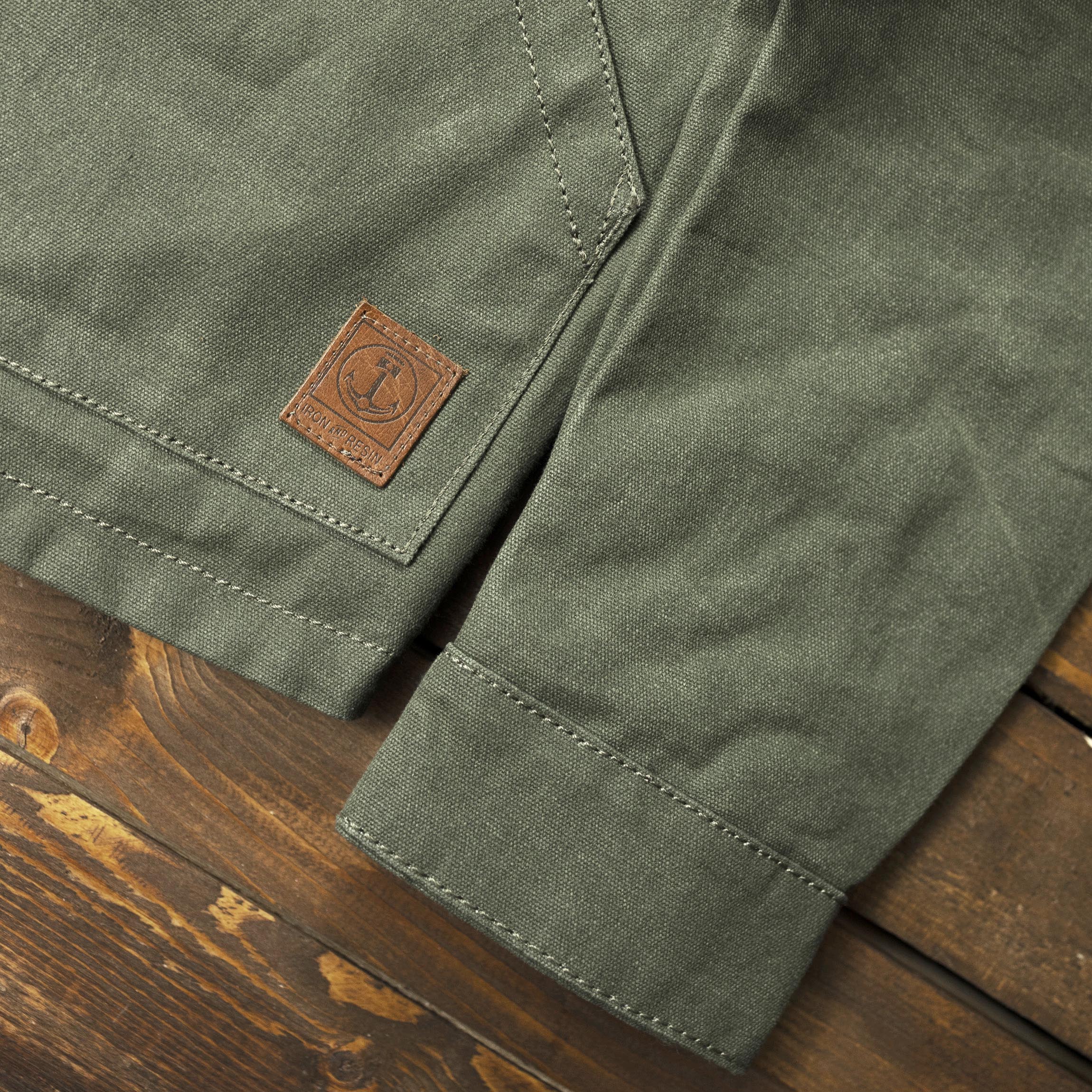 Iron and resin - cruiser jacket - green