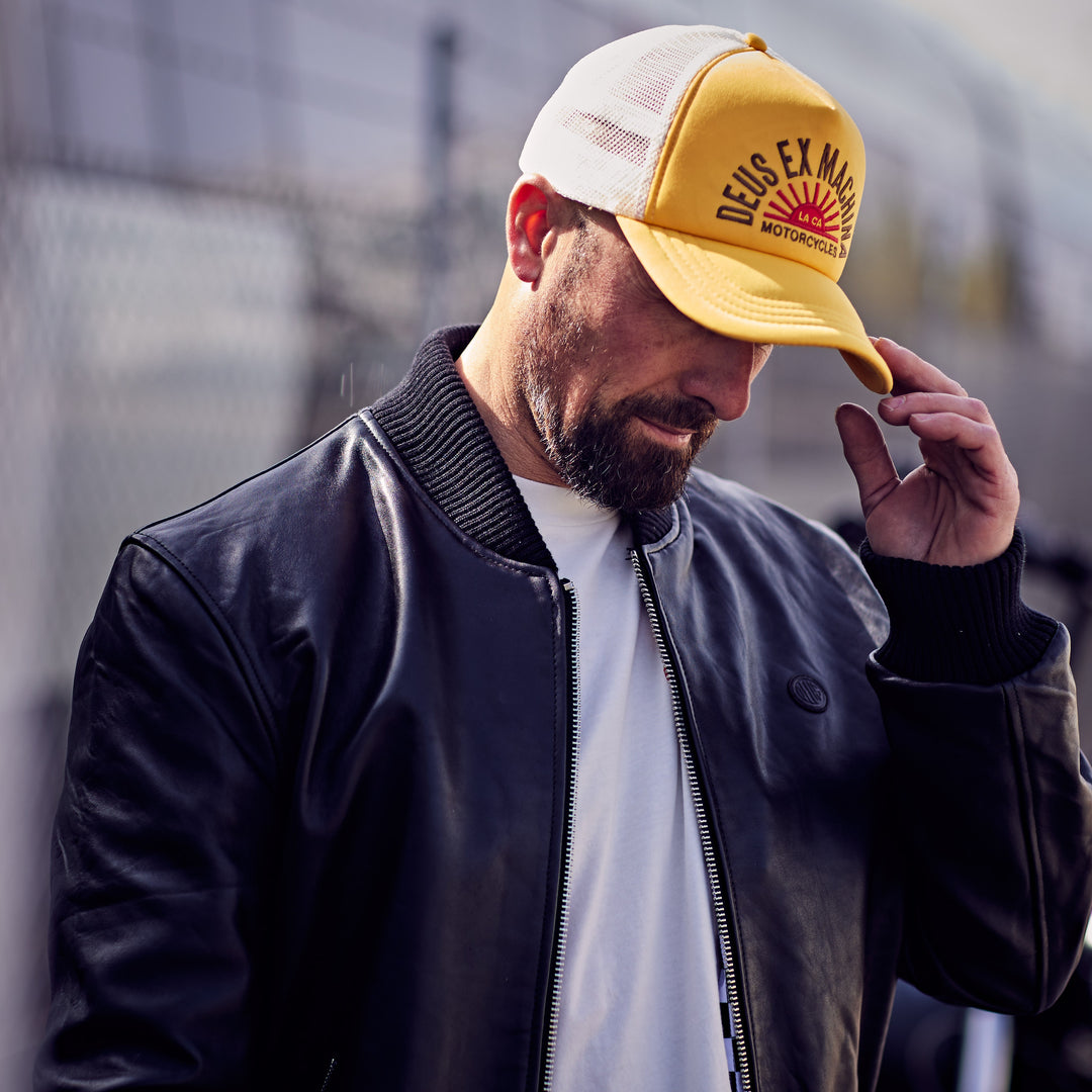 DEUS EX MACHINA - Sunflare Trucker Cap - Yellow