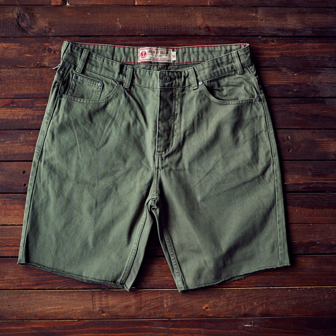 Iron & Resin - HECTOR SHORTS - Army Denim