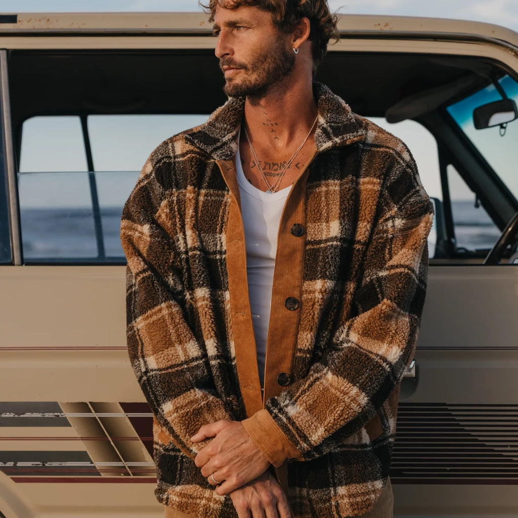 Ottway - Foster - Flannel Sherpa Jacket