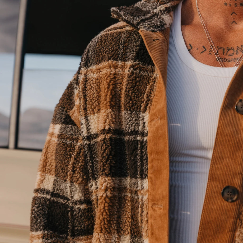 Ottway - Foster - Flannel Sherpa Jacket