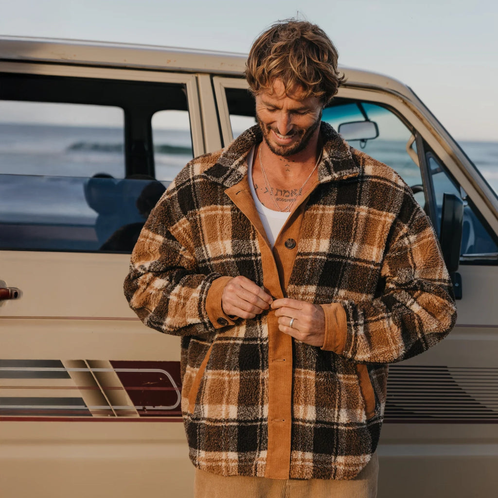 Ottway - Foster - Flannel Sherpa Jacket