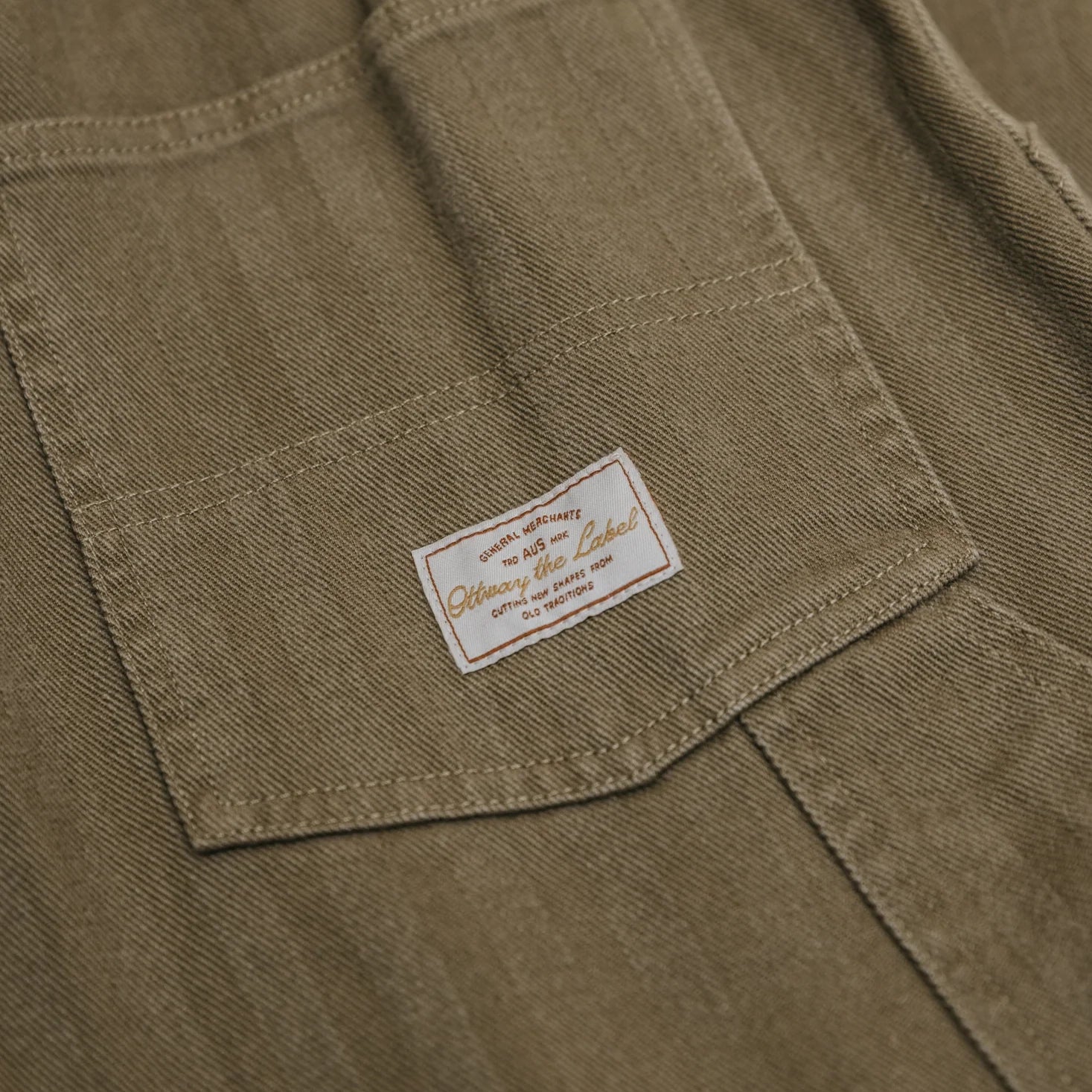 Ottway - Ben Roy Baggy Pleated Pants - Green