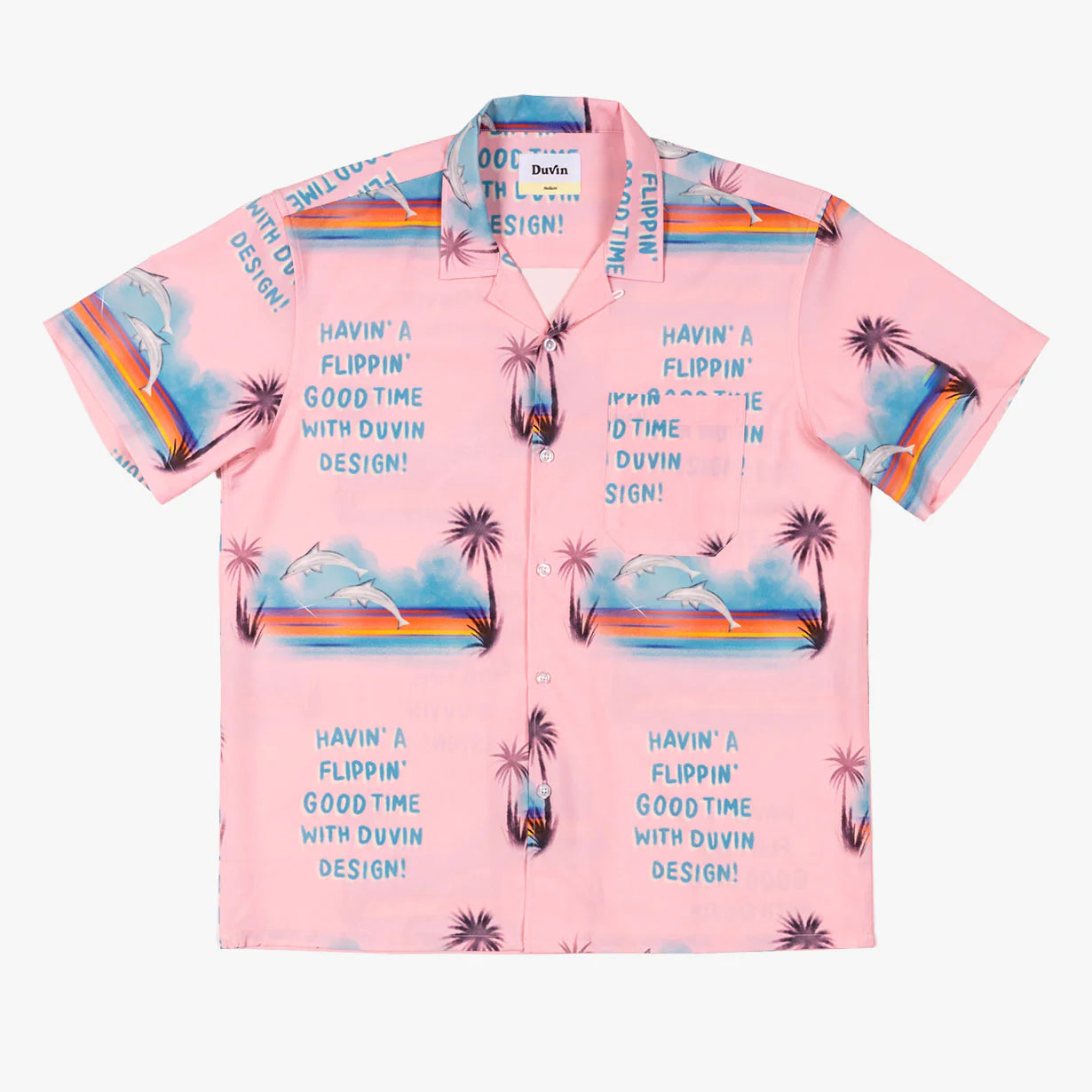 Duvin Design - Hawaiian Shirt -"Flippin Good Time"