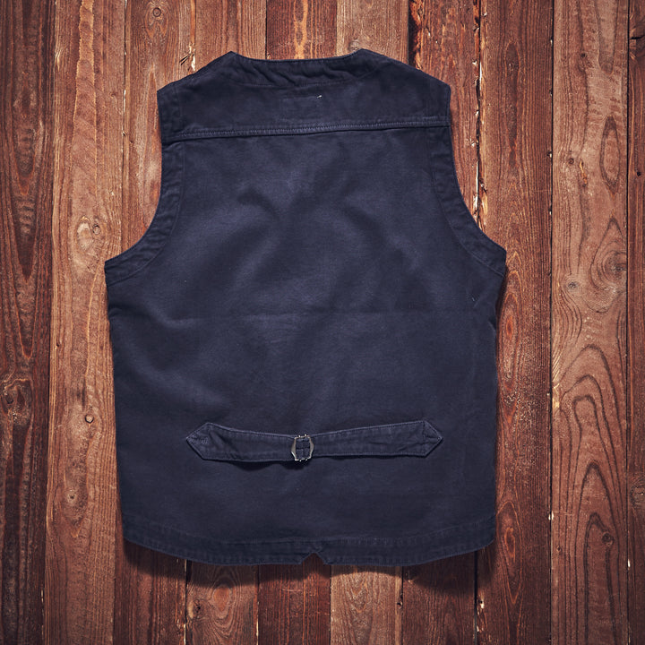 Hen's Teeth - Canvas Vest - Navy