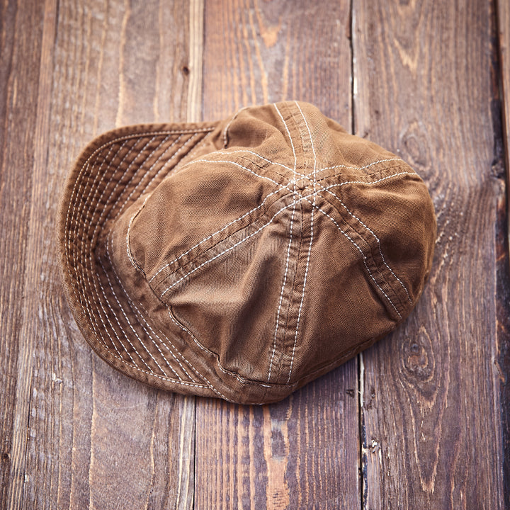 Hen's Teeth - HERRINGBONE Cap Brown