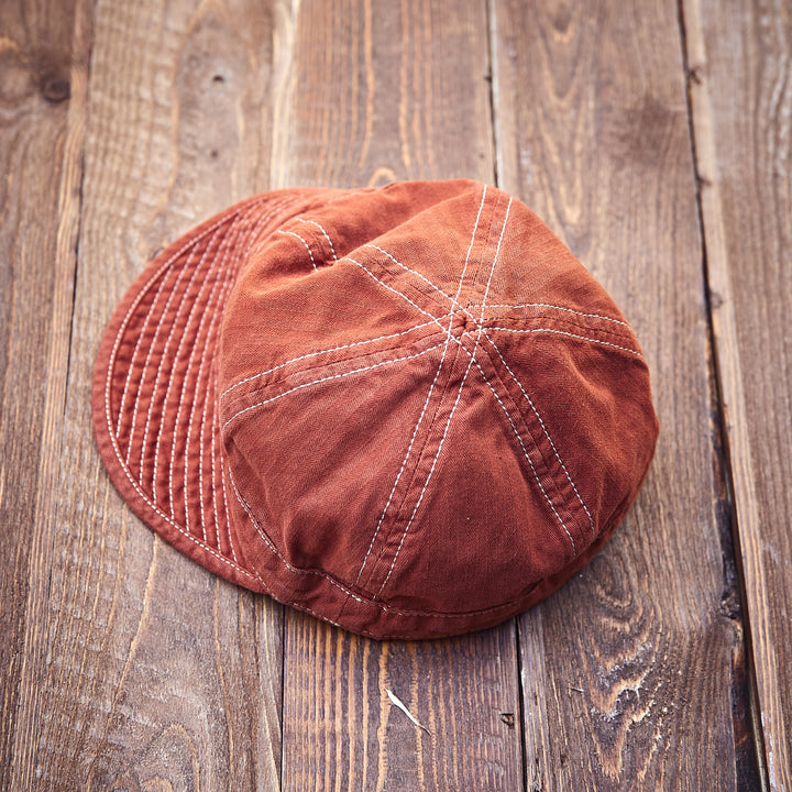 Hen's Teeth - HERRINGBONE Cap - Rust