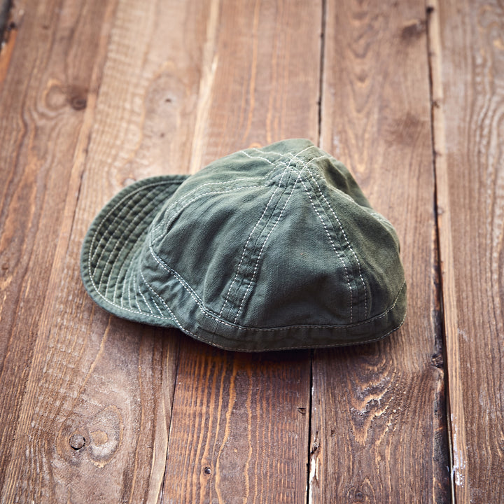 Hen's Teeth - HERRINGBONE Cap Green