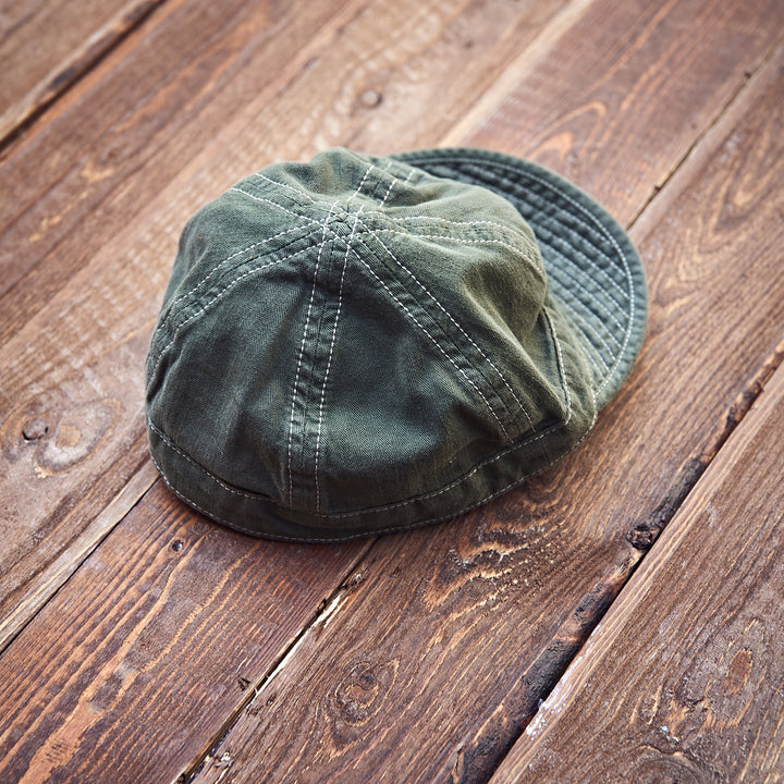 Hen's Teeth - HERRINGBONE Cap Green