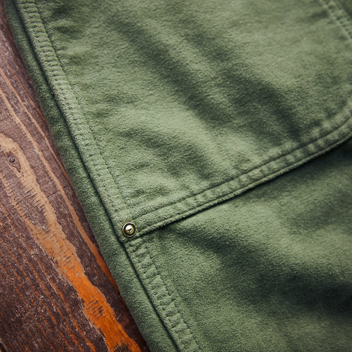 Hen's Teeth - Fatigue Pants Moleskin - Green