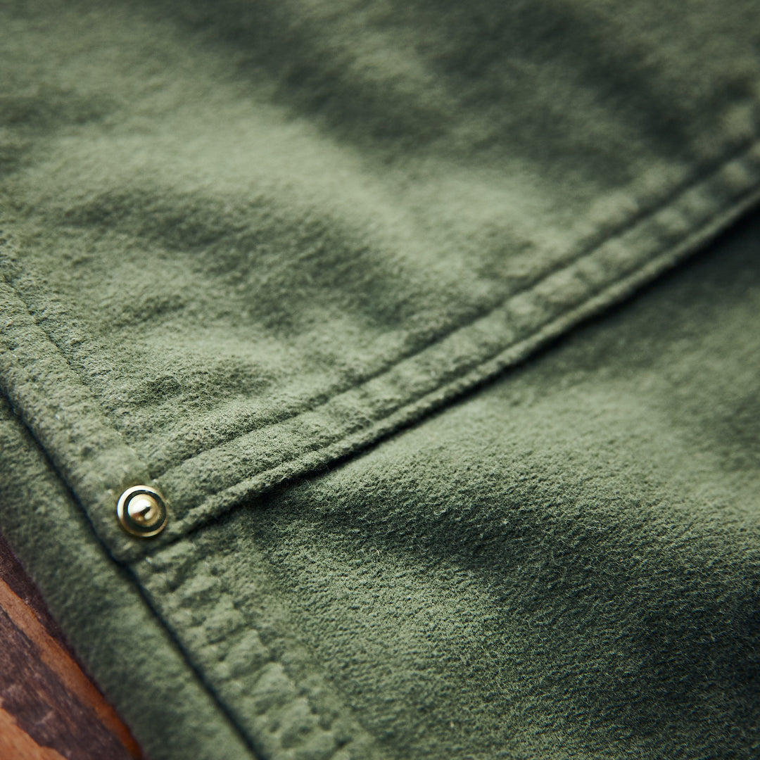 Hen's Teeth - Fatigue Pants Moleskin - Green