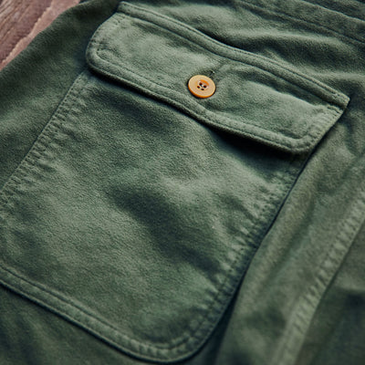 Hen's Teeth - Fatigue Pants Moleskin - Green