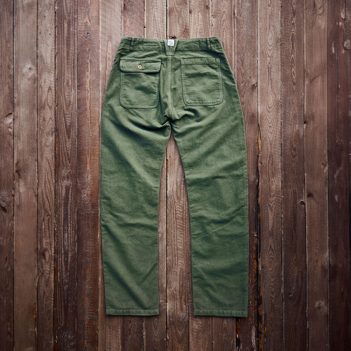 Hen's Teeth - Fatigue Pants Moleskin - Green