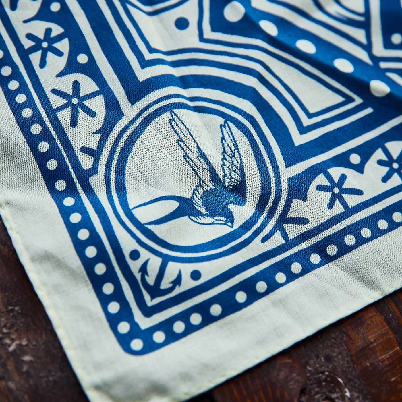 Hen's Teeths - Bandana - Blue (light)