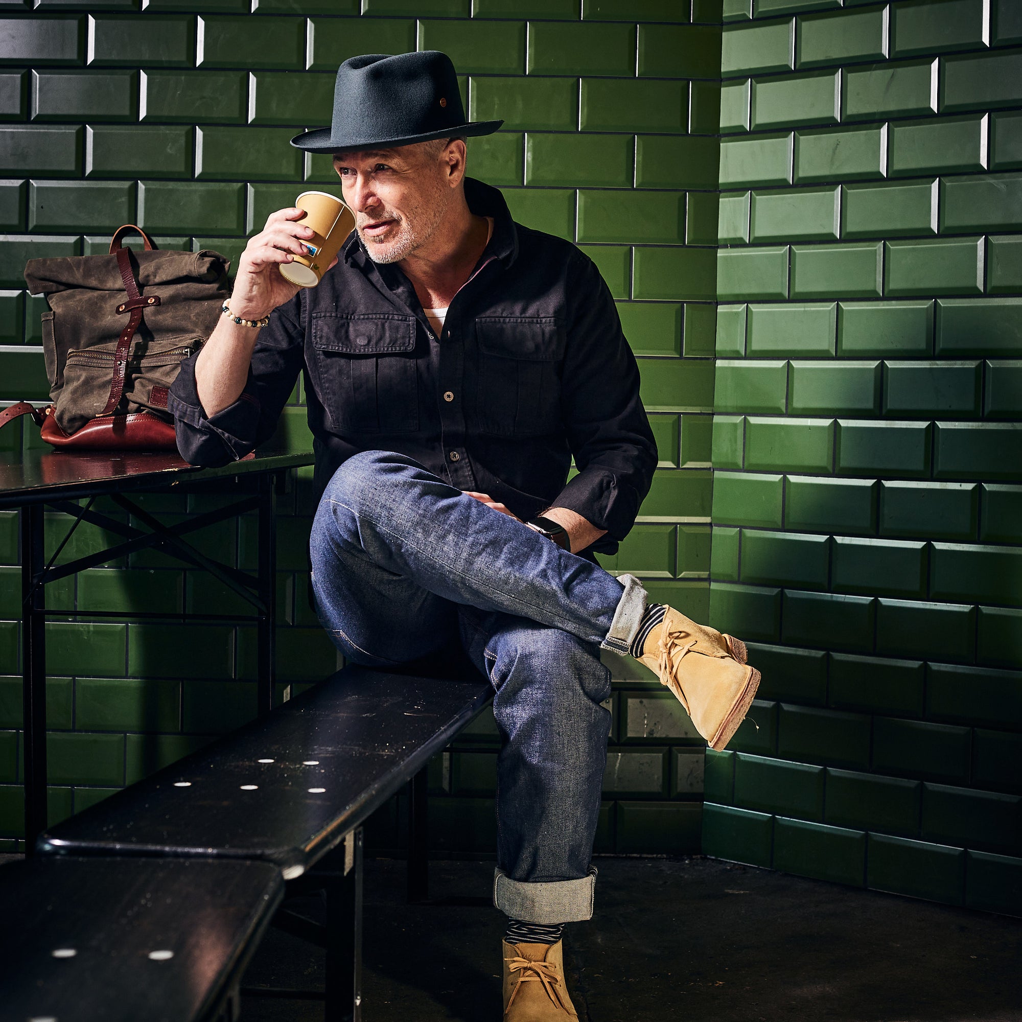Mayser - Wool Felt Hat -"VICTOR"Petroleum Green