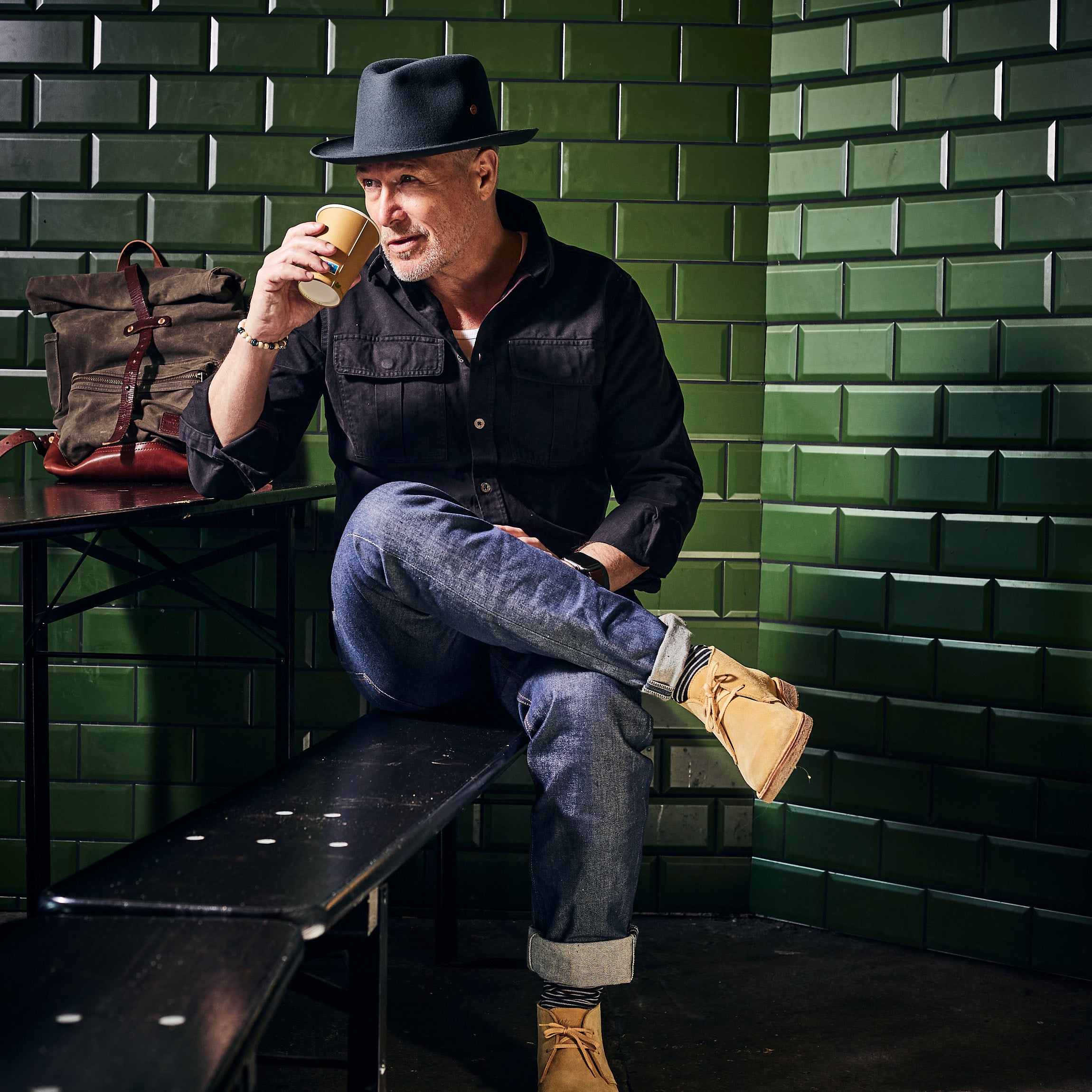 Mayser - Wool Felt Hat -"VICTOR"Petroleum Green