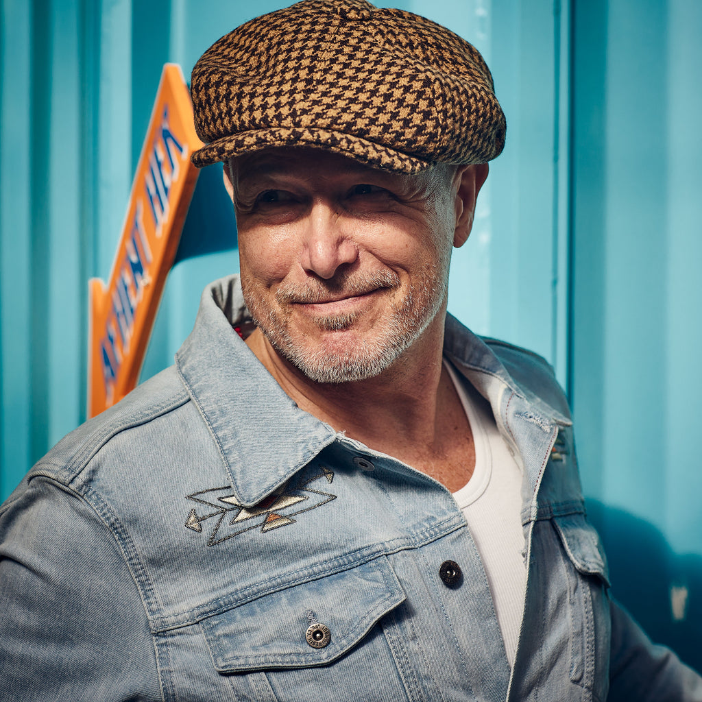 Shangri La - “Outlaw” 8 Panel Cap - Dark Brown