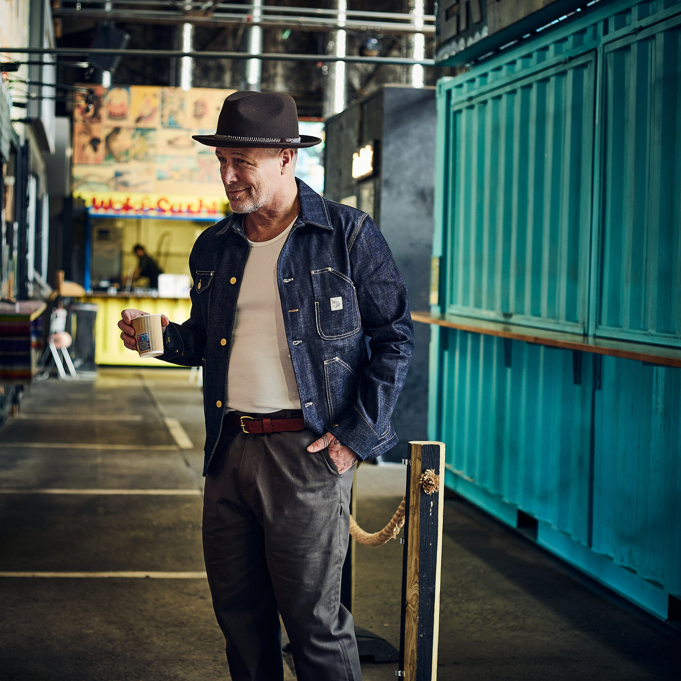 Hen's Teeth Italy - WORK JACKET SELVEDGE DENIM