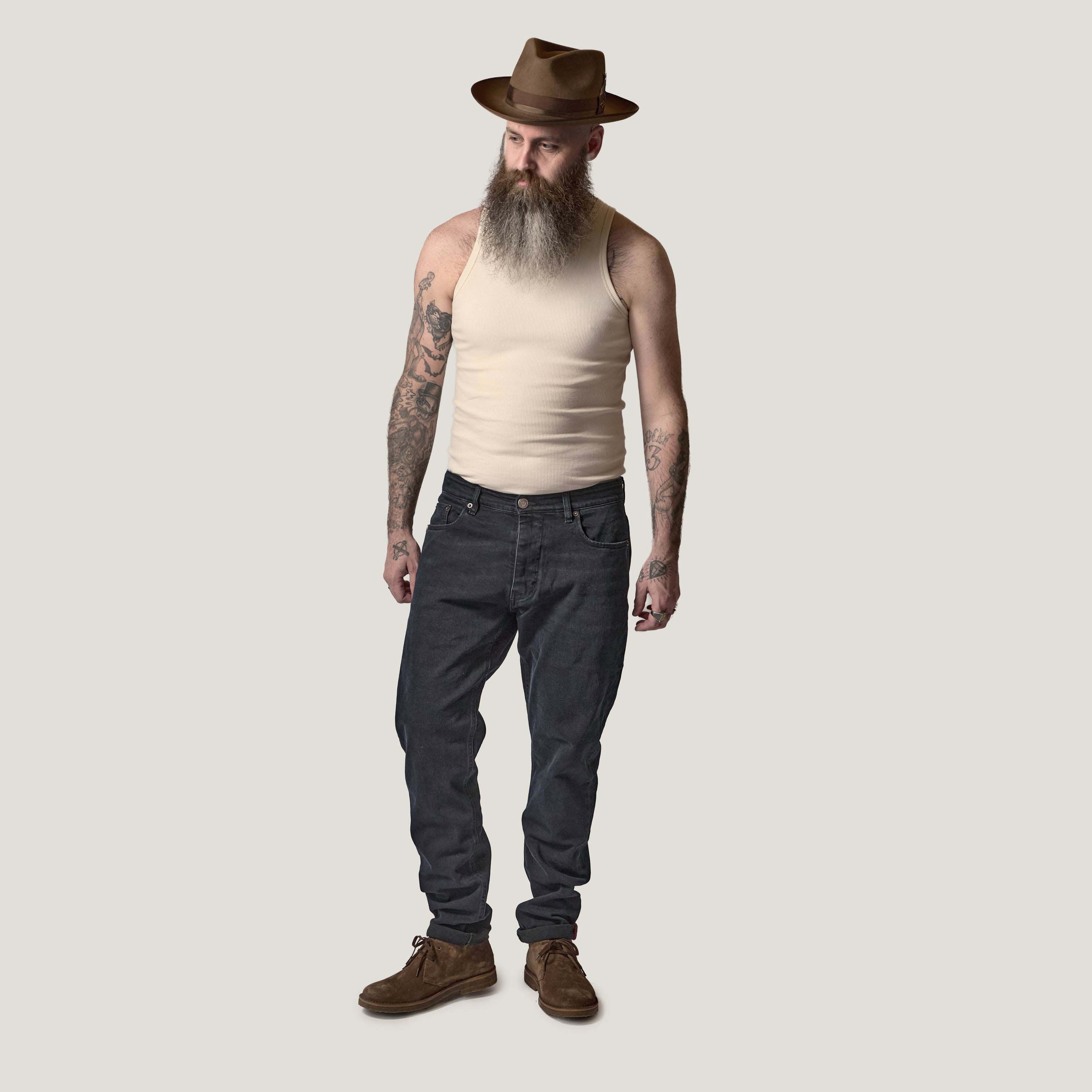 Blue De Genes - Recco Blue/Black Jeans