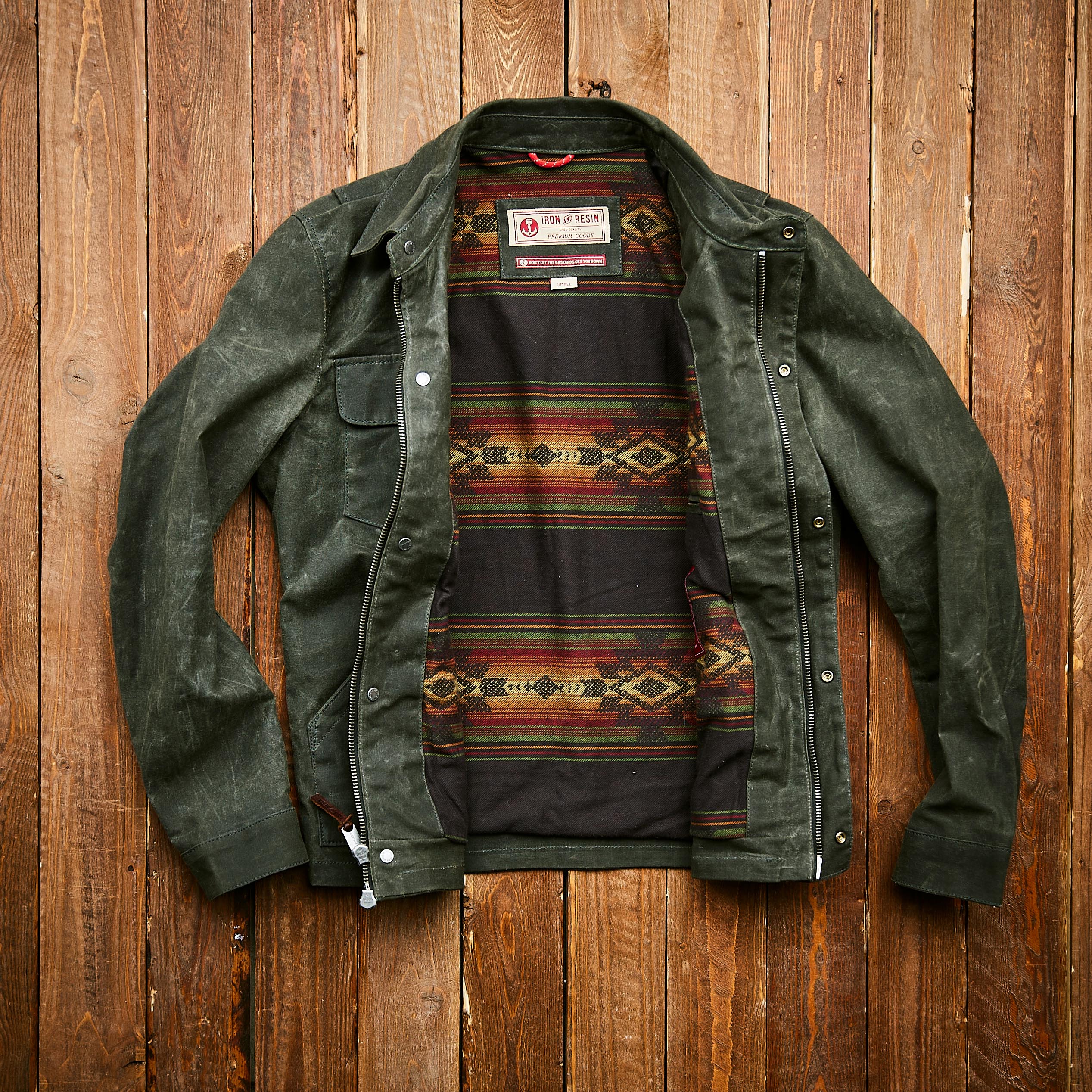 Iron and Resin - Cruiser Jacket - Olive (Black)
