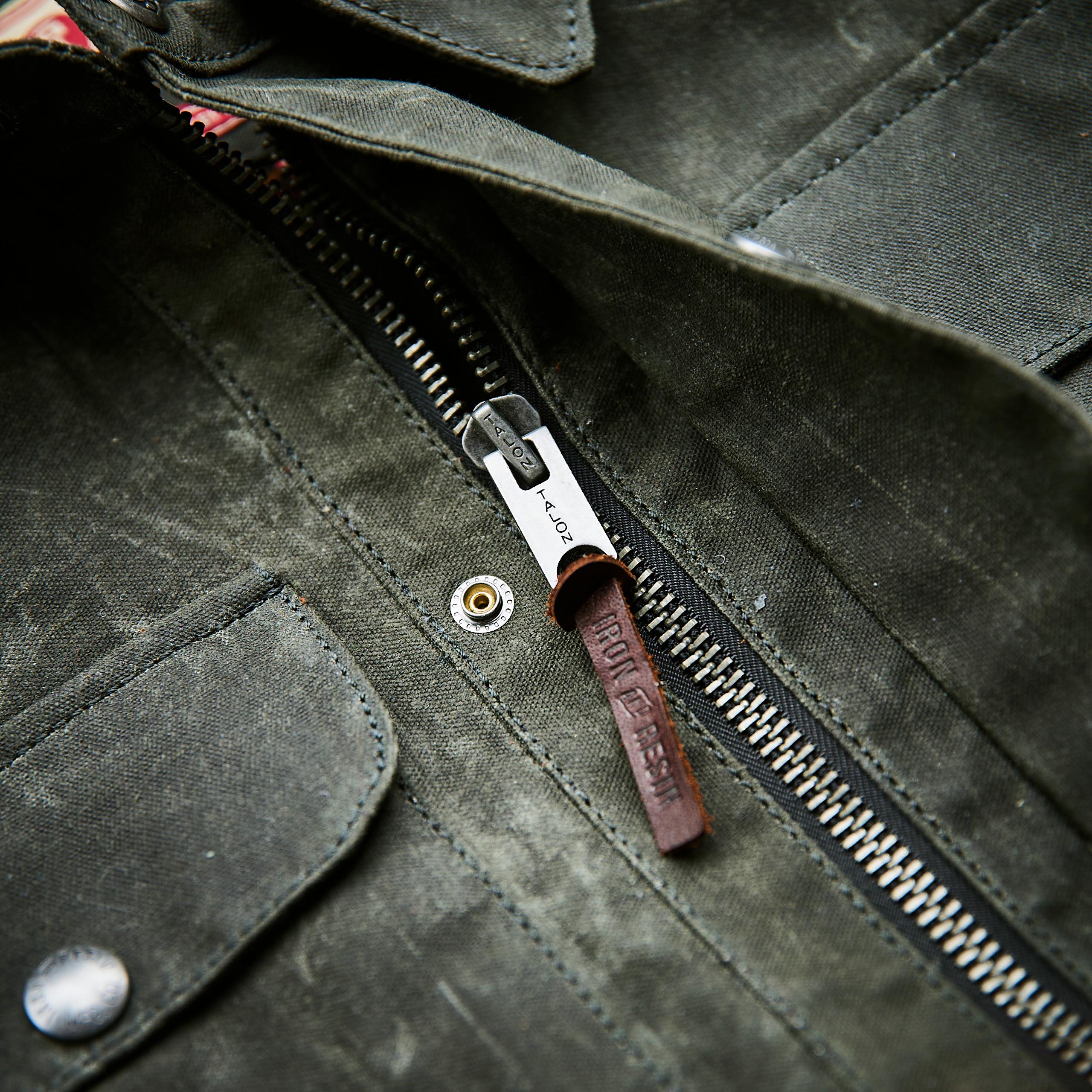 Iron and Resin - Cruiser Jacket - Olive (Black)