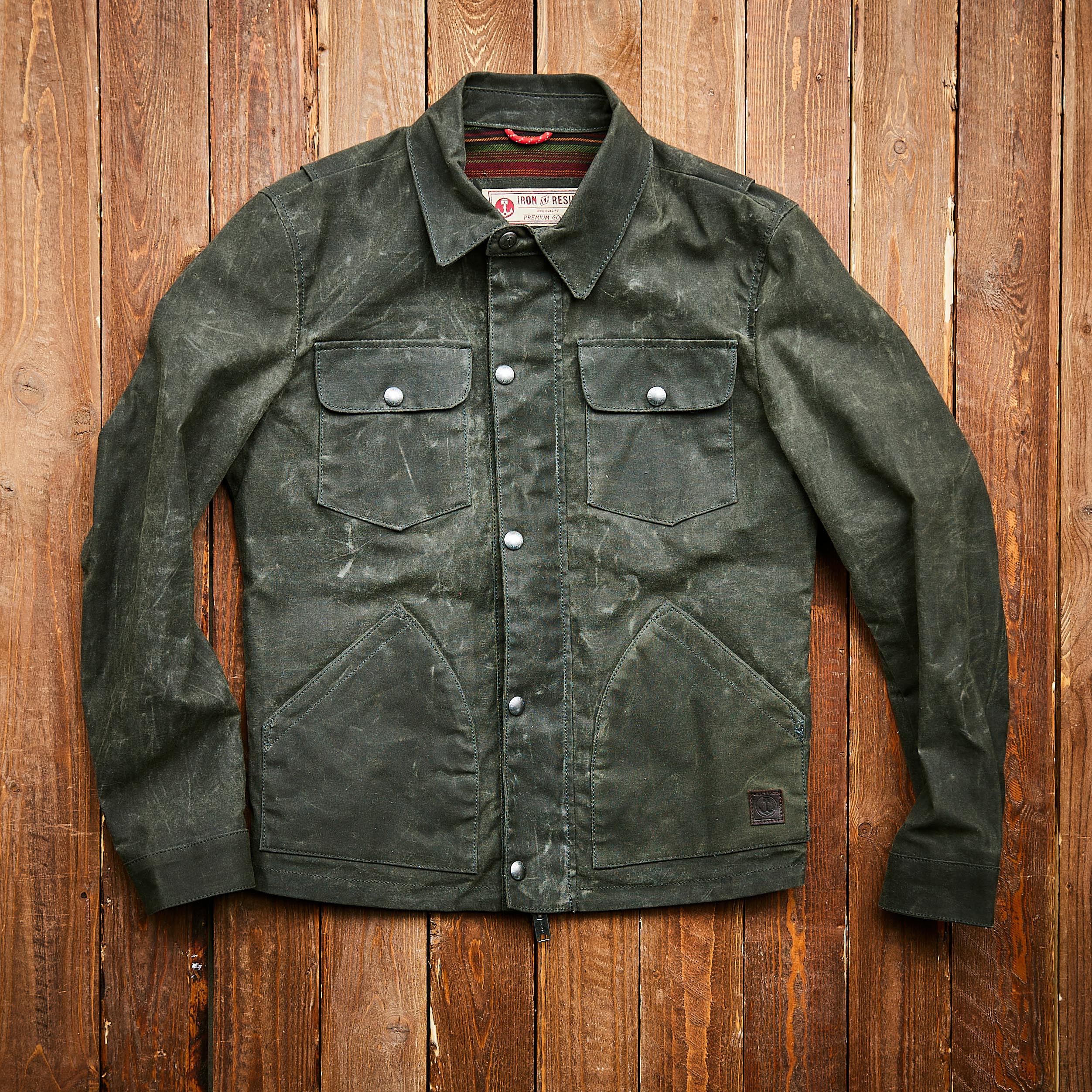 Iron and Resin - Cruiser Jacket - Olive (Black)