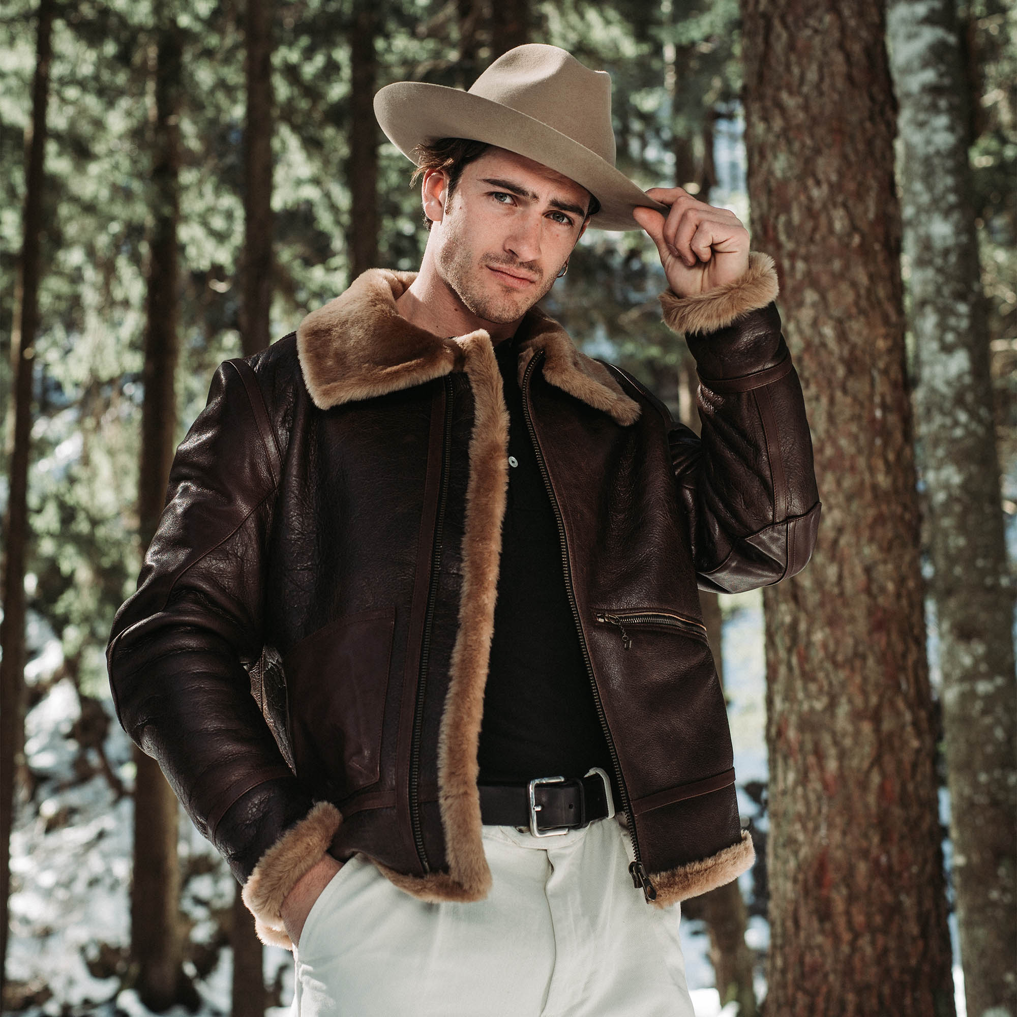 Shangri La Italy - FURIA BROWN WESTERN HAT - White