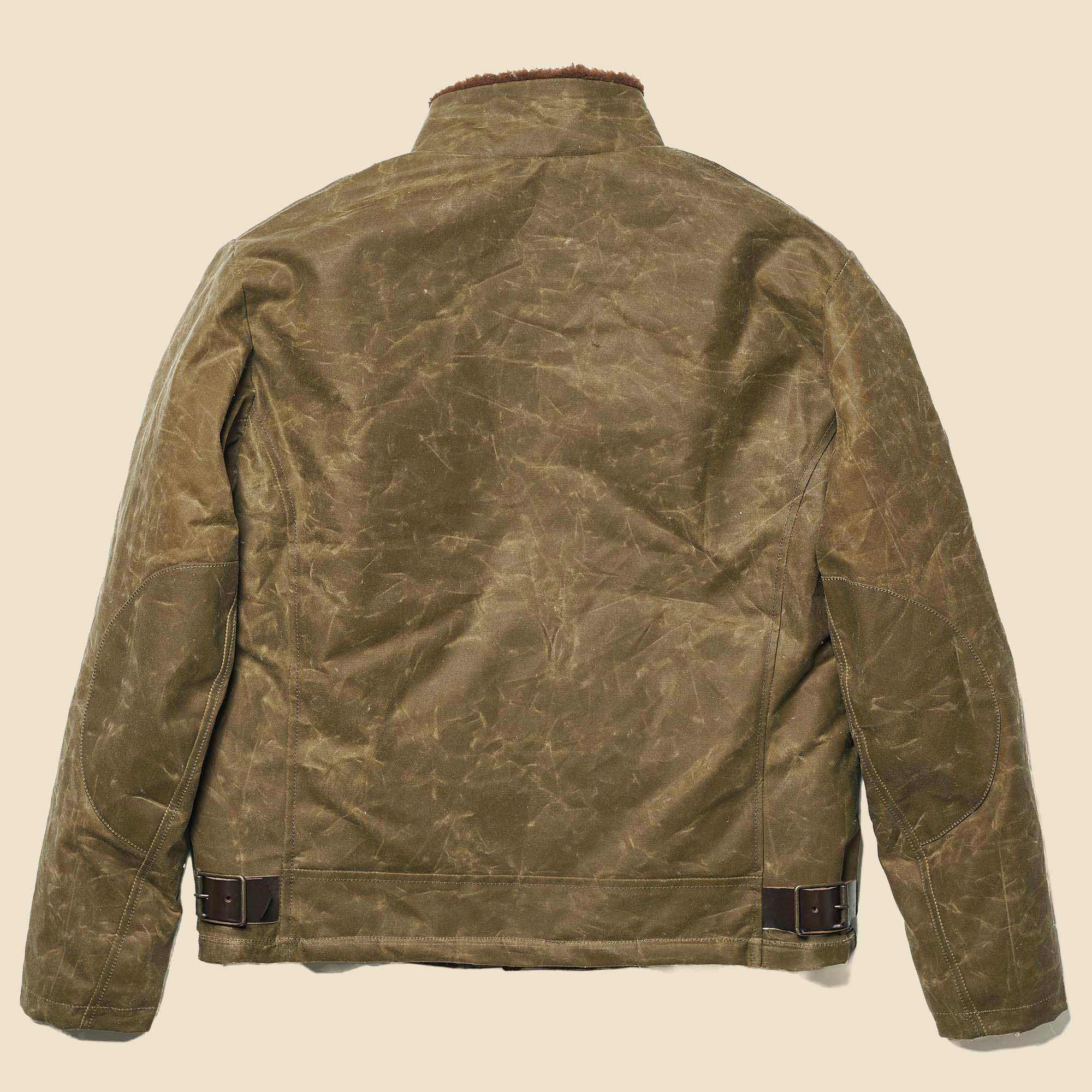 Shangri La Heritage - “Swedish” Motorcycle Jacket Waxed Canvas (Ltd. Ed. 100 pcs) - Tan