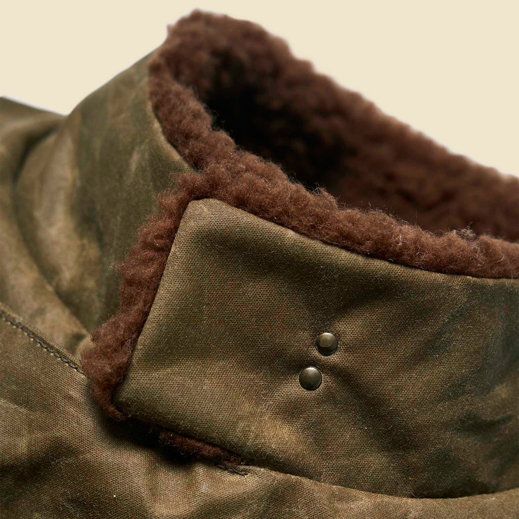 Shangri La Heritage - “Swedish” Motorcycle Jacket Waxed Canvas (Ltd. Ed. 100 pcs) - Tan
