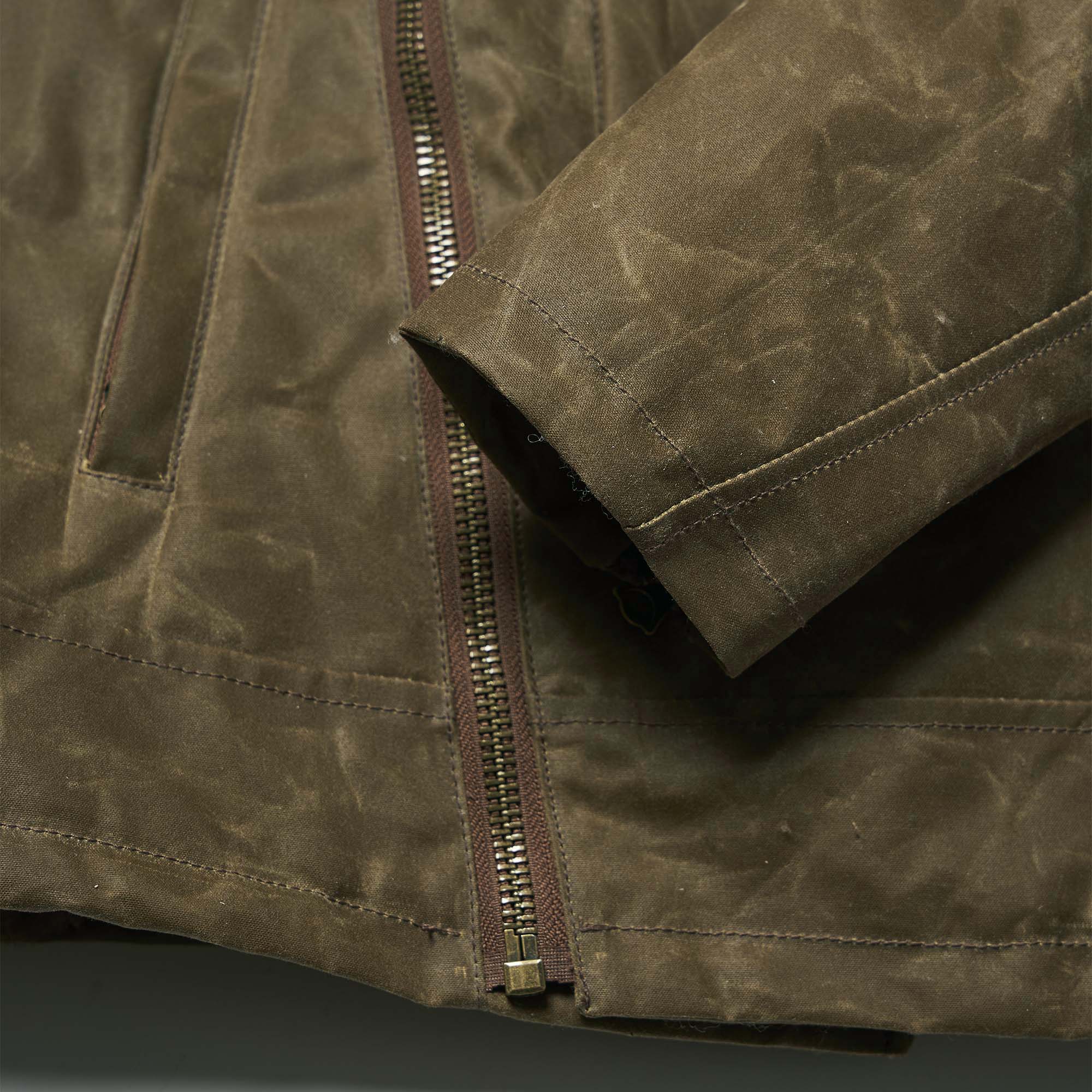 Shangri La Heritage - “Swedish” Motorcycle Jacket Waxed Canvas (Ltd. Ed. 100 pcs) - Tan
