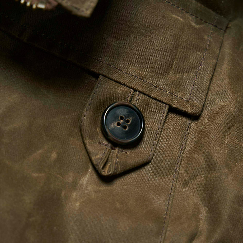 Shangri La Heritage - “Swedish” Motorcycle Jacket Waxed Canvas (Ltd. Ed. 100 pcs) - Tan