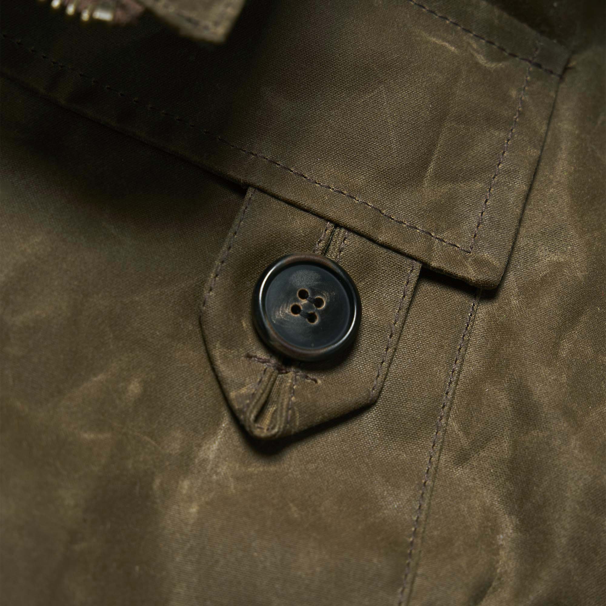 Shangri La Heritage - “Swedish” Motorcycle Jacket Waxed Canvas (Ltd. Ed. 100 pcs) - Tan