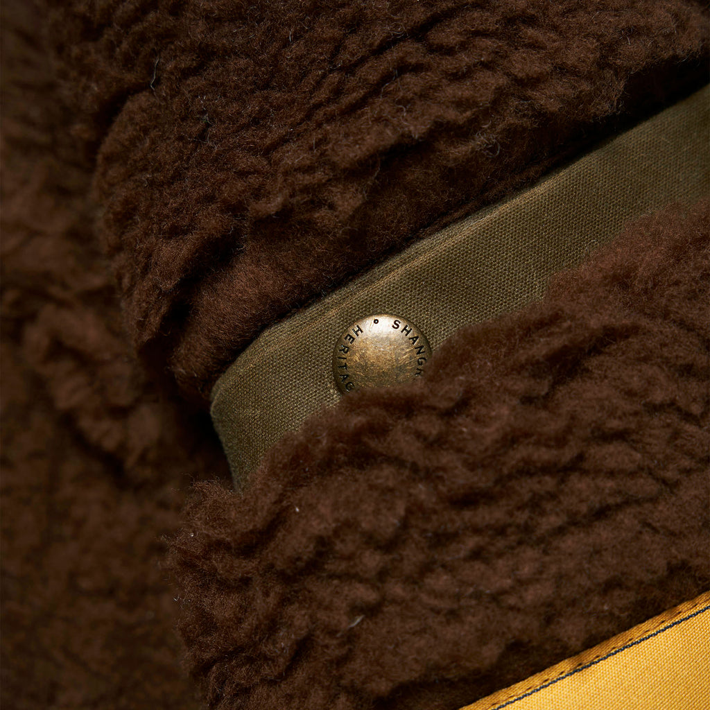 Shangri La Heritage - “Swedish” Motorcycle Jacket Waxed Canvas (Ltd. Ed. 100 pcs) - Tan