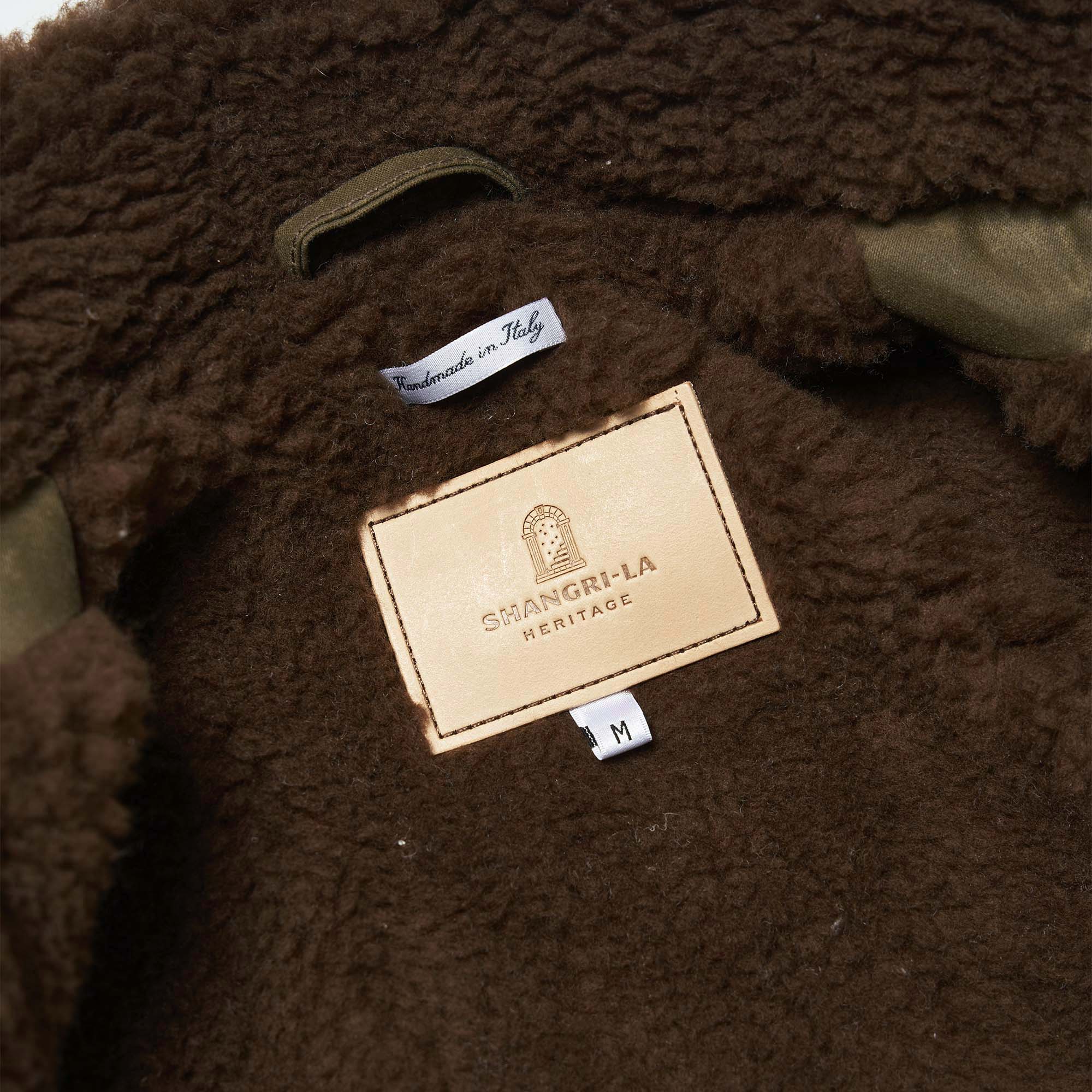 Shangri La Heritage - “Swedish” Motorcycle Jacket Waxed Canvas (Ltd. Ed. 100 pcs) - Tan