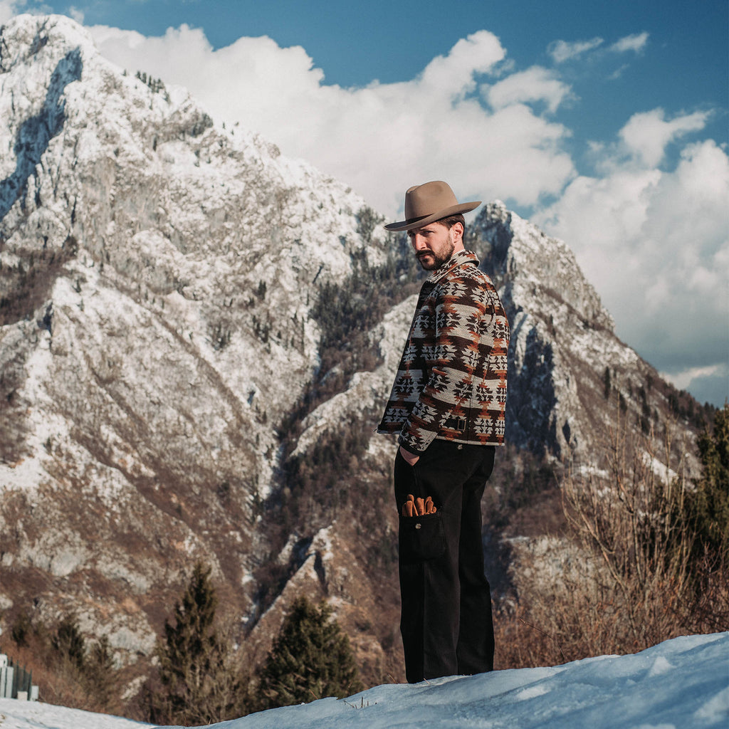 Shangri La Italy - “Varenne” Navy Blue Wool Jacket