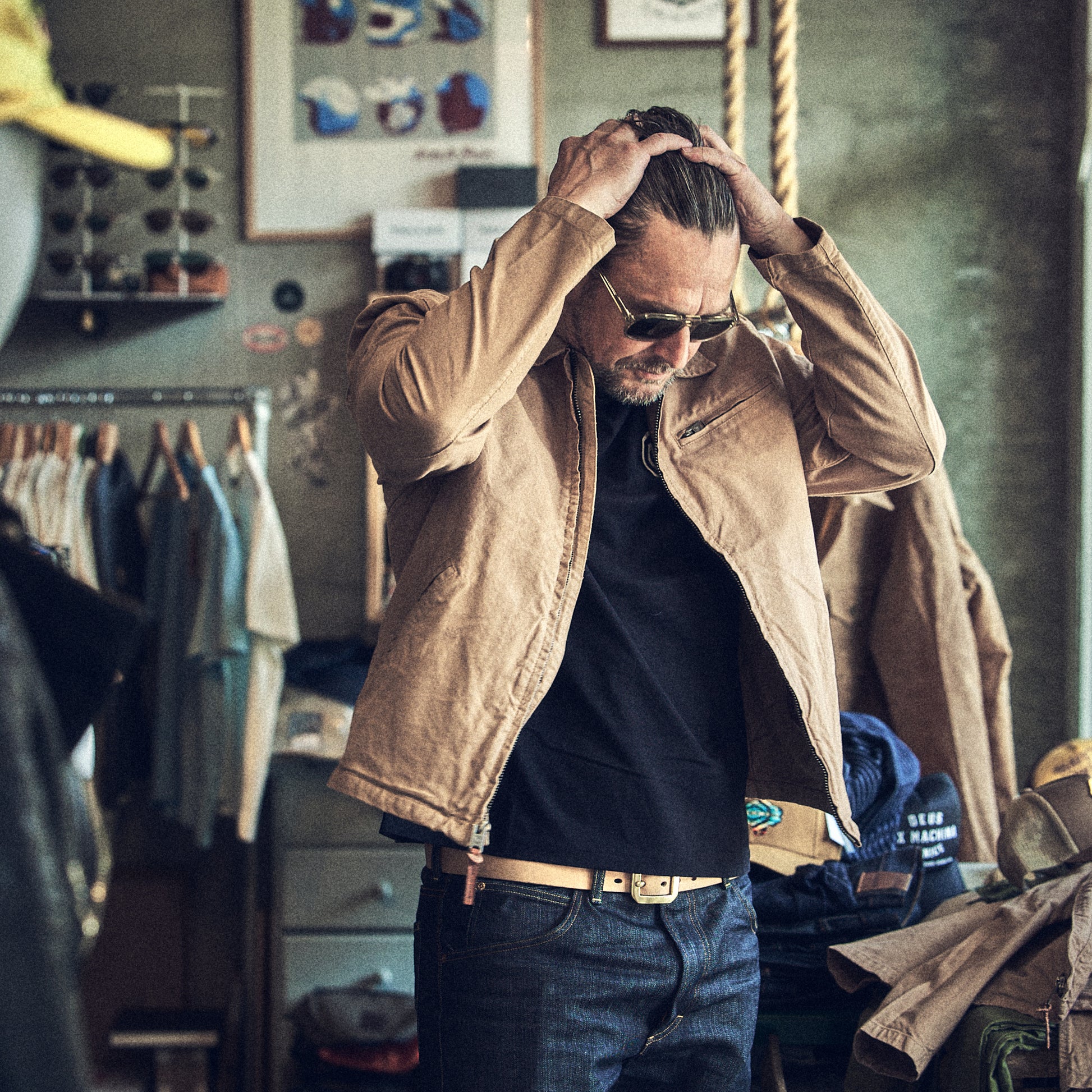 Iron & Resin -  Ward Jacket - Raw Cotton Canvas