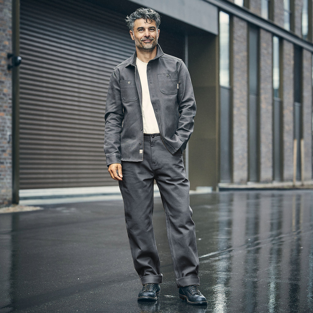 Iron & Resin - Harrison Heavy Twill Pants - Charcoal (Grå)